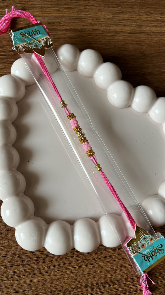 Pink Rakhi Thread