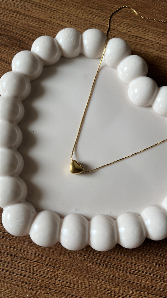 Heart Necklace - Gold