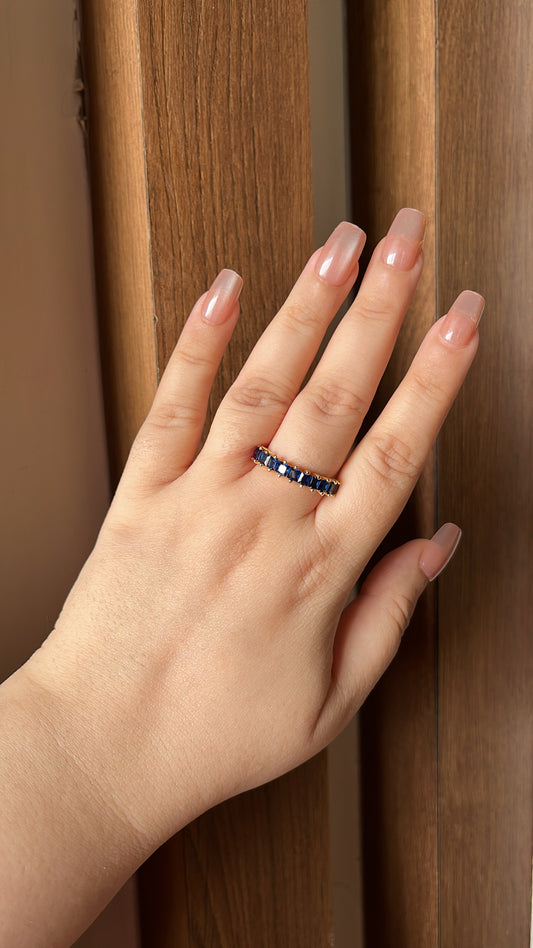 Baguette Ring - Royal Blue