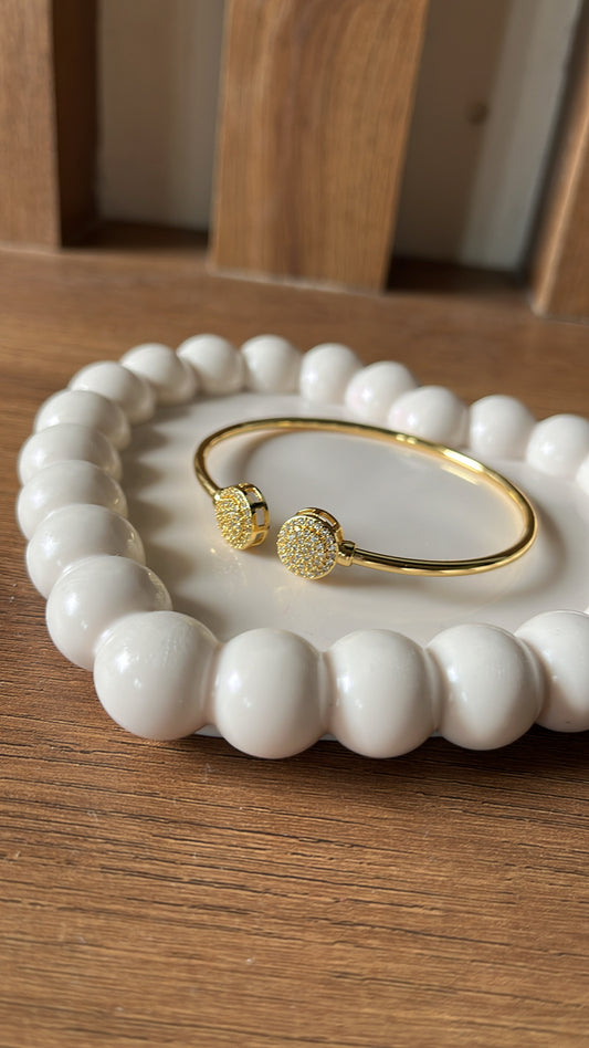 Round Kada Bracelet - Gold