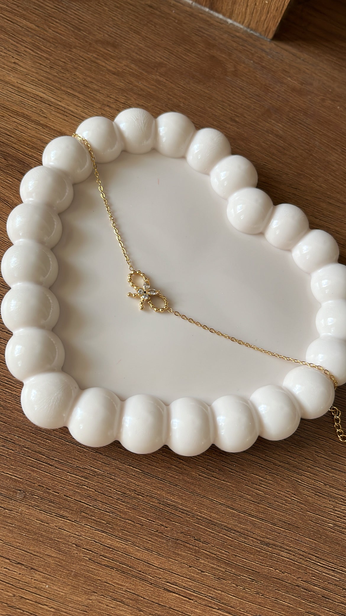 Bow Charm - Chain Bracelet
