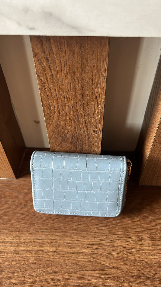 Croc Blue Wallet