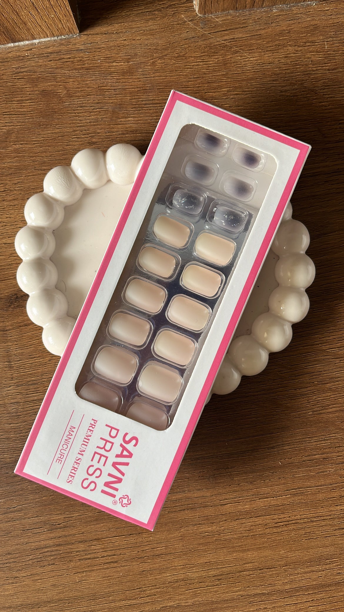 Nude: 24 nails in a box - High Quality Nails