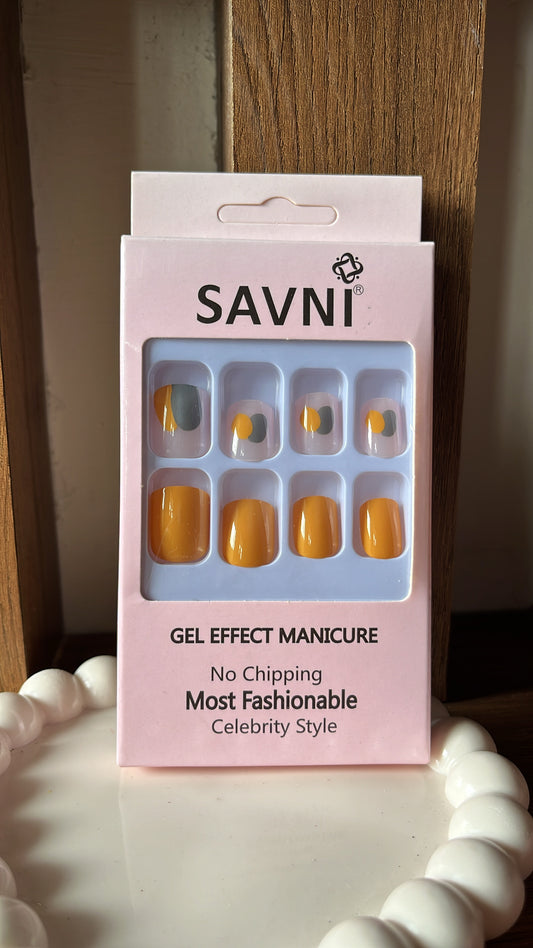 Yellow Nails - Set of 12 nails