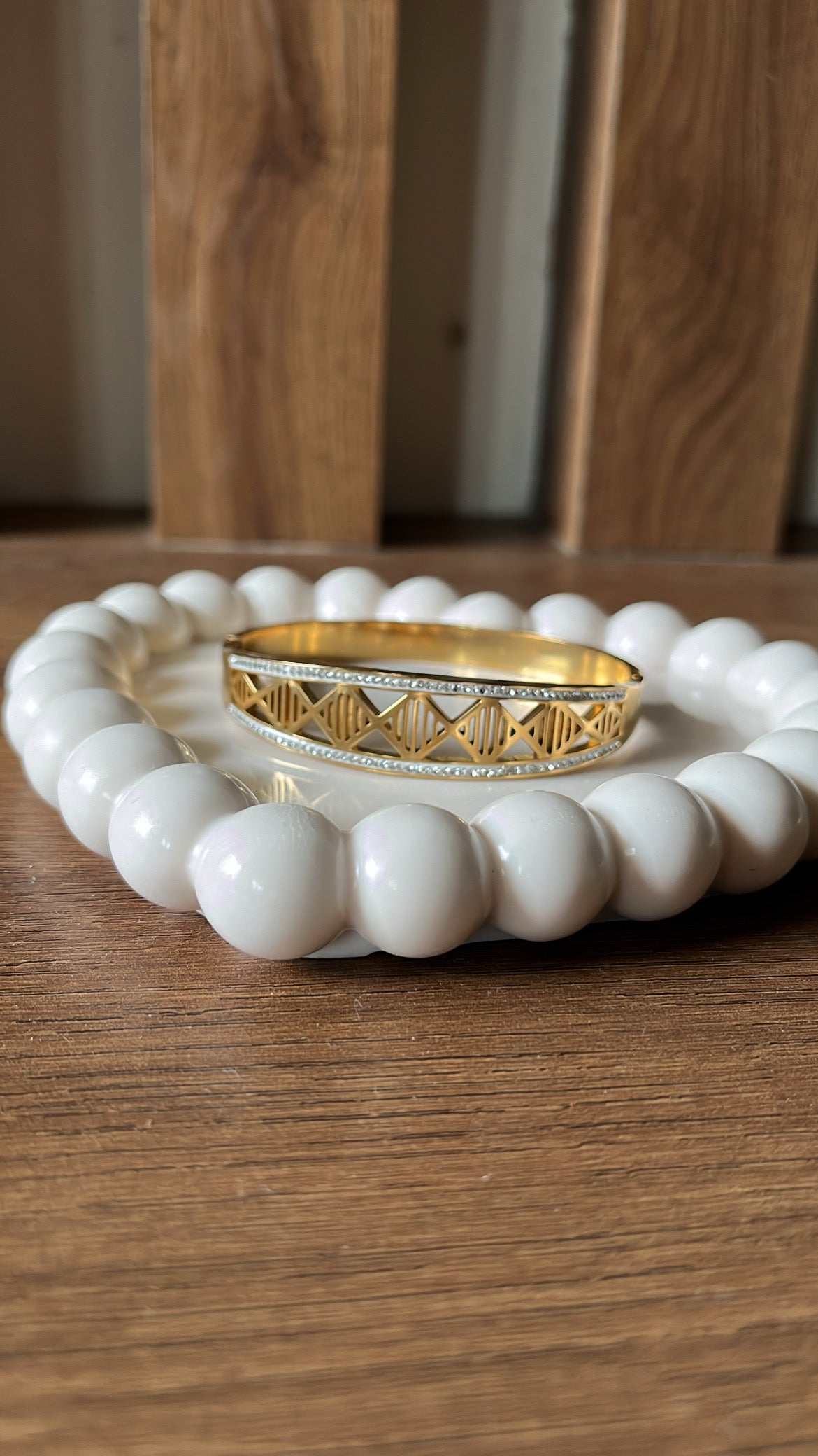 AD Cuff Bracelet - Gold